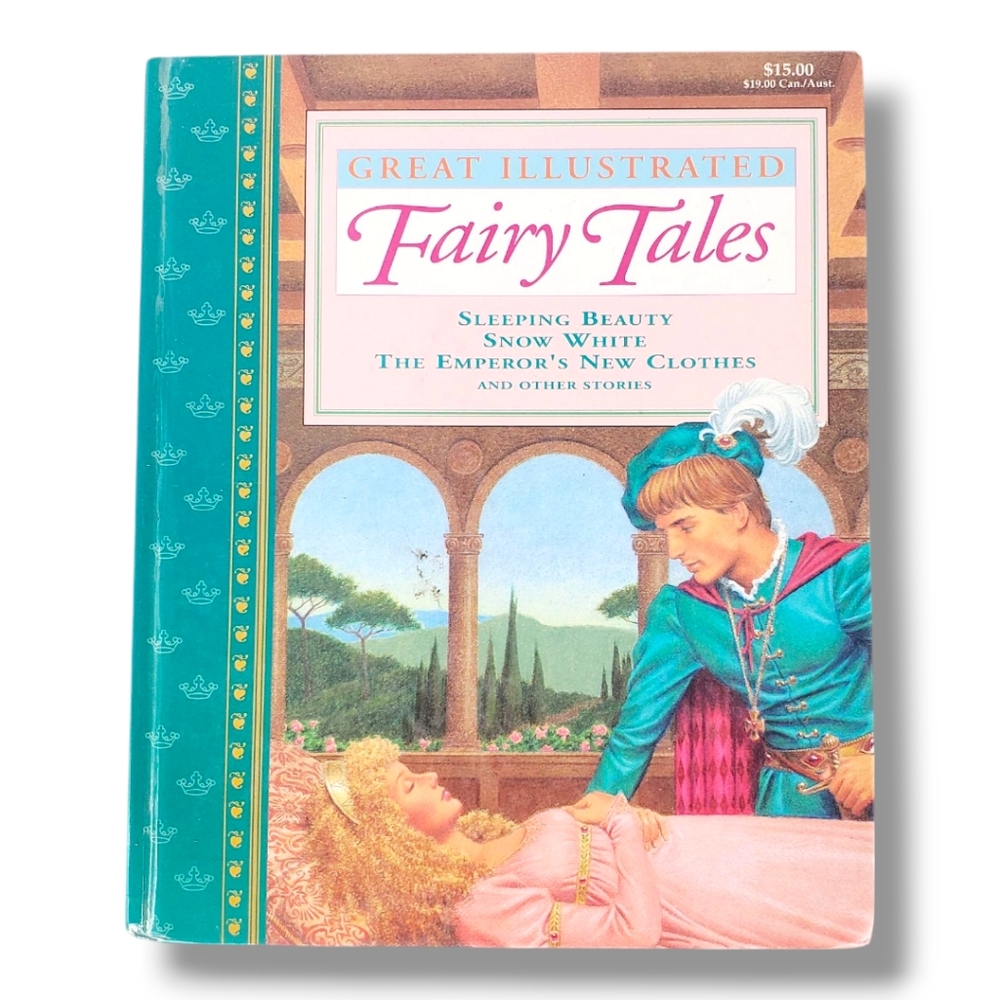 Great Illustrated Fairy Tales Sleeping Beauty Snow White and more Hardcover Book